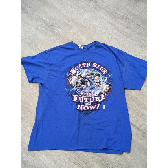 Chicago Cubs Shirt Mens XL MLB Baseball Rizzo Bryant Future Now North Side - Picture 1 of 7